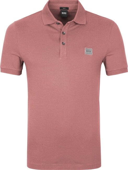 Hugo boss polo pink clearance