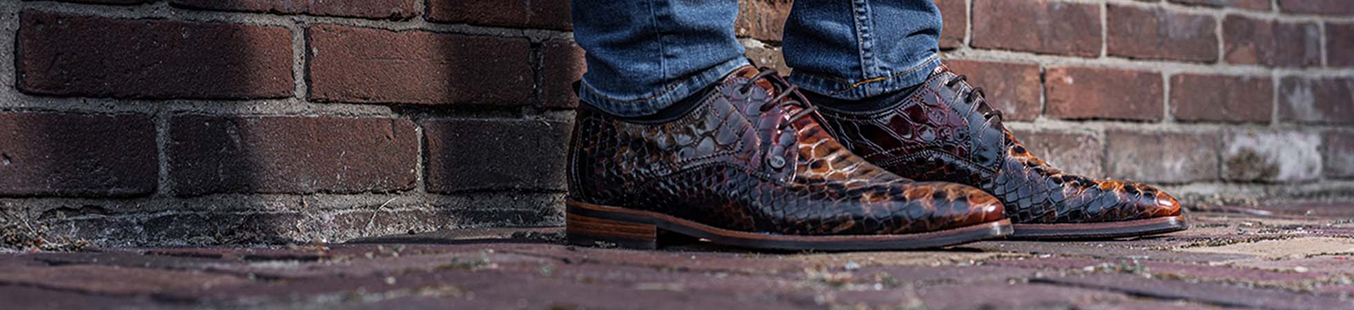Leren herenschoenen