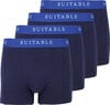 Suitable Bamboe Boxershorts 4-Pack Navy